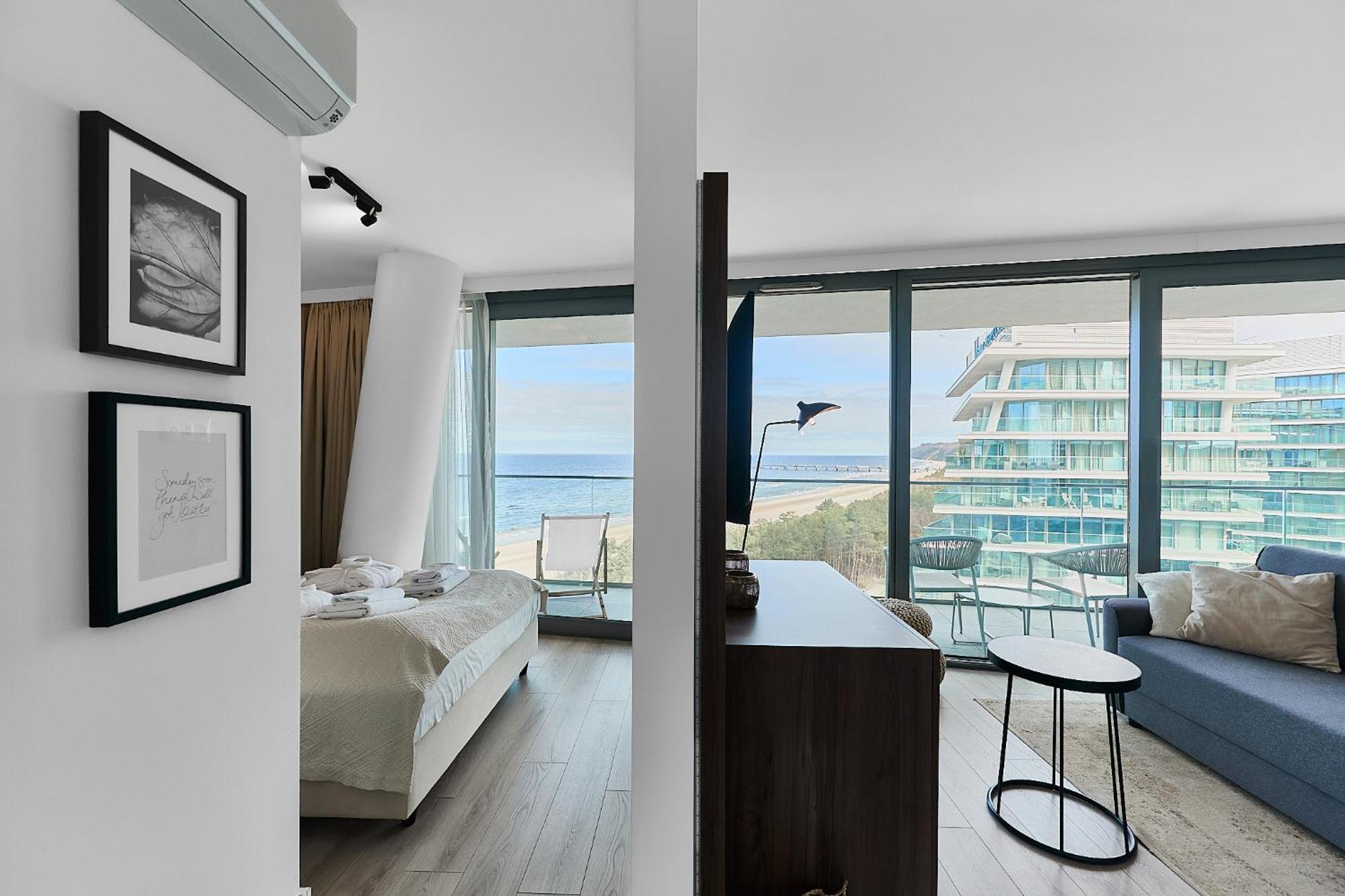 Wave Sea View Private Apartment - A864 مينززدرويه المظهر الخارجي الصورة